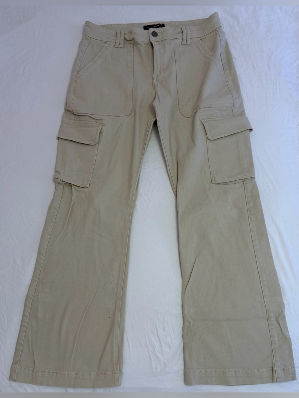 Aeropostale Khaki Flare Cargo Pants